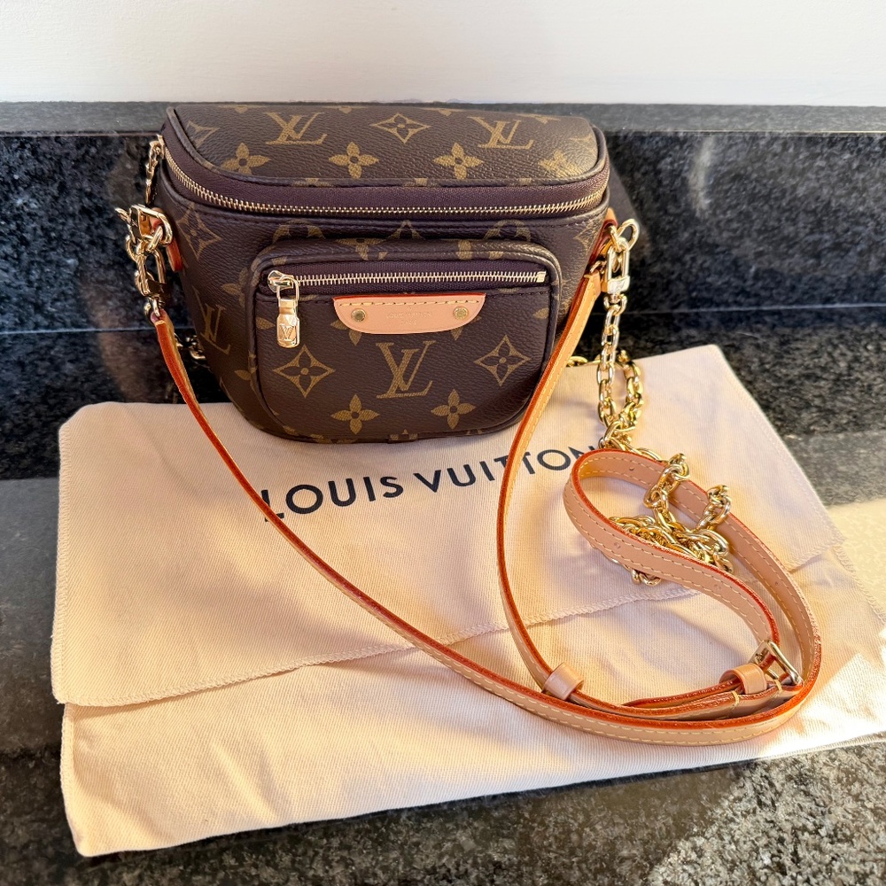 Louis Vuitton Mini Bumbag LV Monogram Canvas Small Fanny Pack